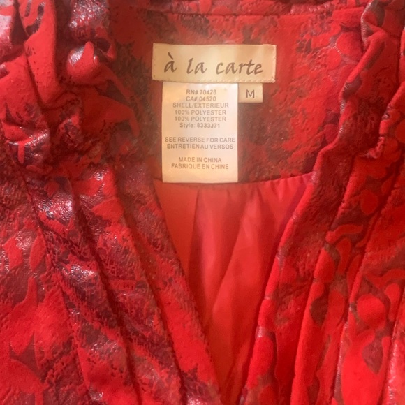 Ladies a la carte lined zippered jacket - Picture 4 of 6